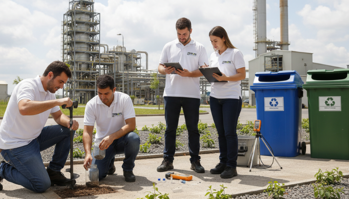 Monitoramento ambiental, resíduos e regularizações